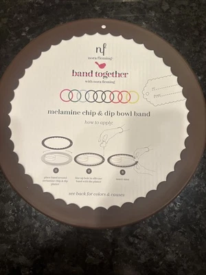 Nora Fleming Silicone Band Together For Chip & Dip - New Release! NWT - Image 1 of 2