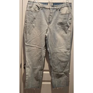 Vaqueros Free People We the Free Curvy talla 35 lavado claro - Imagen 1 de 7
