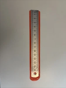 Mini righello in metallo con custodia - misurazione modellismo hobby e plastica - Foto 1 di 2