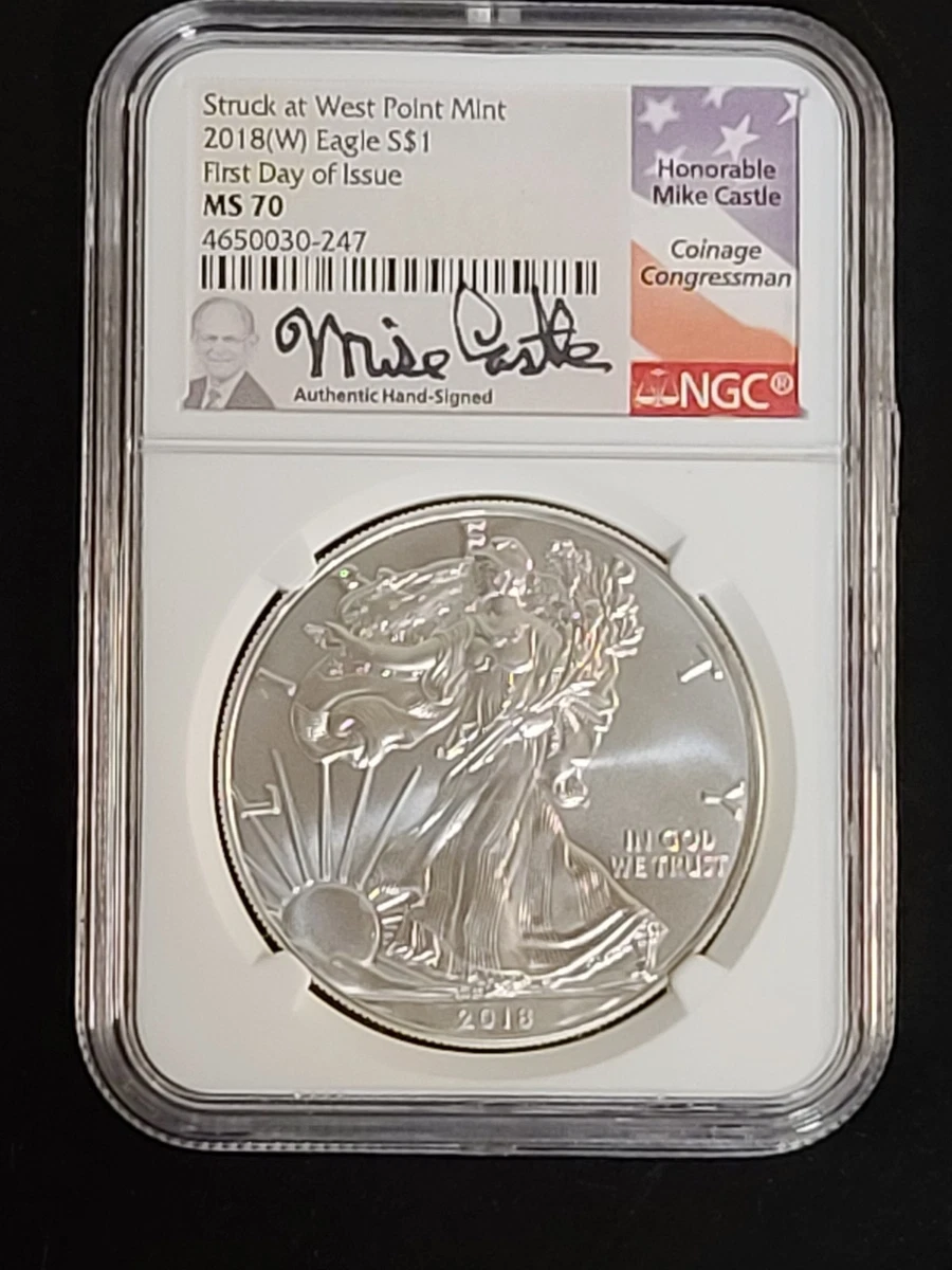 American Eagle MS 70 Graded 2018 Silver Bullion Coins for sale | eBay