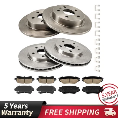 Front Rear Brake Rotors Pads Kit For Buick Lacrosse 2012-2016 Regal 2011-2017 - Image 1 of 4