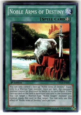 Noble Arms of Destiny LTGY-EN087 Lord of the Tachyon Galaxy 1st Edition NM Super - Image 1 of 2