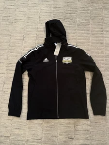 Roadrunners Fußball Club Jacke Herren Small Schwarz Adidas Full Zip - Bild 1 von 5