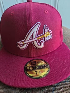 Atlanta Braves Cardinal Sunshine Hat By Lids HD - Picture 1 of 5