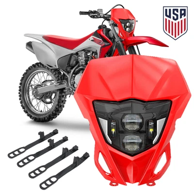 Faro LED DRL con carenado para Honda CRF230F CRF250L CRF300L CRF450L Foto 1 de 4