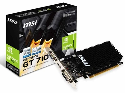 MSI GeForce GT 710 2GB GDDR3 Low-Profile Graphics Card GT710 2GD3H LP - image 1 of 4
