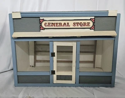 Caja de madera vintage hecha a mano para habitación de casa de muñecas 1:12 exhibición en miniatura Foto 1 de 4