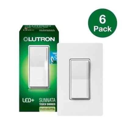 Interruptor atenuador táctil Sunnata con placa de pared, para bombillas LED, 150 W/3 vías o múltiples Foto 1 de 4