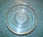 Vintage Queen Anne Glasbake Bundt Pan Jello Mold Ring 9' Round EUC