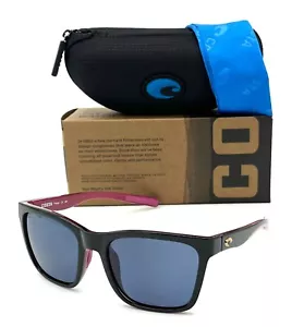 Gafas de sol polarizadas Costa Del Mar PANGA negras rosa/grises 580P 56 mm - Imagen 1 de 4