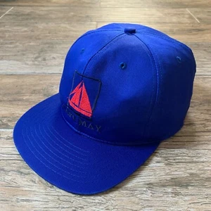 Vintage 90s CAPE MAY TRUCKER ROPE SNAPBACK HAT CAP Jersey Cape Sailboat Beach - Picture 1 of 8