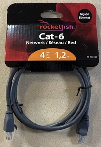 Rocketfish CAT-6 Network Cable - 4ft (HD Video & Multimedia Streaming) - Afbeelding 1 van 2