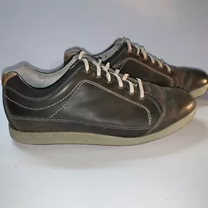 FootJoy Mens FJ Contour Casual Spikeless Golf Shoes Sneaker Gray Leather Sz 11W - Picture 1 of 9