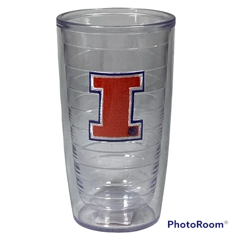 Tervis Tumbler UNIVERSITY of ILLINOIS 16 Oz Illini Insulated No Lid Cover