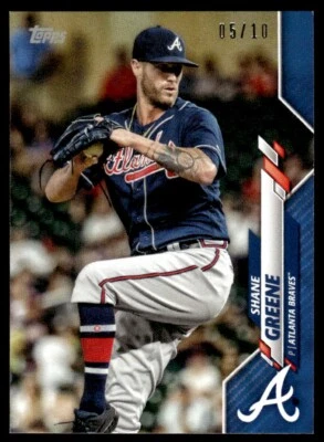 2019 TOPPS MINI BLUE /10 Shane Greene Detroit Tigers #21 - Image 1 of 2