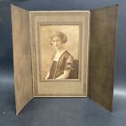 Antique Vtg Mcm Cabinet Card Photograph 1900S Portrait Young Woman Edwardian Era