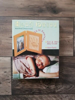 Kit de fundición de impresión de marco de fotos y impresión de mano para recién nacido - Nuevo regalo de baby shower - Hágalo usted mismo Foto 1 de 2