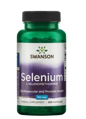 SWANSON SELEN (L-SELENOMETHIONIN) 100 MCG 200 KAPSELN