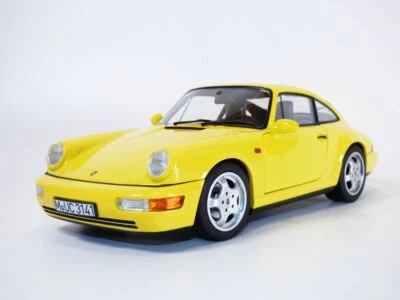 PORSCHE 911 - 964 CARRERA 2 jaune 1/18 - Photo 1/4