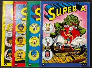 SUPER A Educational DC COMICS 1977 Redrawn Reprint Complete Series JOE KUBERT FN - Picture 1 of 10