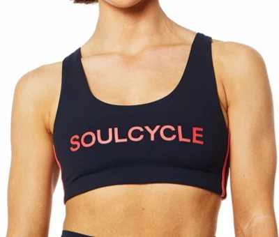 Sujetador deportivo Soulcycle Splits59 Ella Airweight azul índigo rosa rayas talla S nuevo con etiquetas Foto 1 de 4
