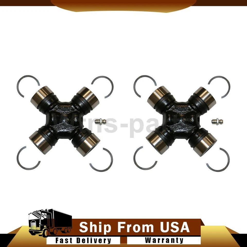 Eje delantero trasero todas las juntas juntas juntas en U 2 piezas para GMC K1500 6,2 L 1988-1991 Foto 1 de 4