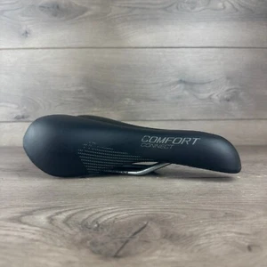 Giant Comfort Connect Unisex Bike Saddle Black Seat Road Mountain Hybrid Bikes - Picture 1 of 9