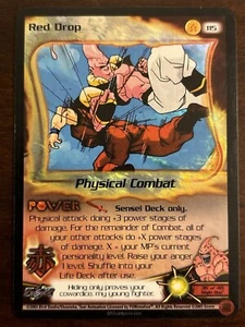 DBZ CCG Red Drop HOLO FOIL Rare 115 LIMITED Dragon Ball Z Score TCG 2003 - Picture 1 of 12