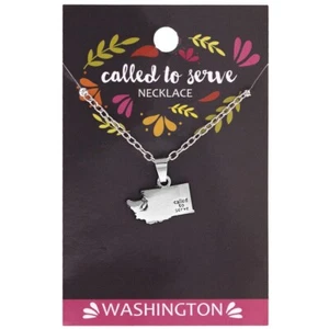 Collana con ciondolo chiamato a servire Washington LDS sorella mormone missionaria mamma regalo - Foto 1 di 5