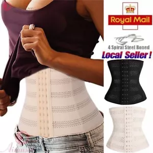UK Slimming Body Waist Shaper Training Trainer Tummy Tight Cincher Girdle Corset - Picture 1 of 12