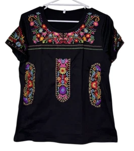 Women’s Floral Print T-Shirt. Size 10 - Picture 1 of 5