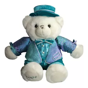 2004 Keepsake Memories Dan Dee Collectors Choice Bear Green Purple Tux - Picture 1 of 6