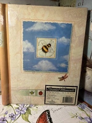 Álbum de fotos Special Moments 7,5”x10,5” vintage coleccionable 12 páginas magnéticas Foto 1 de 4