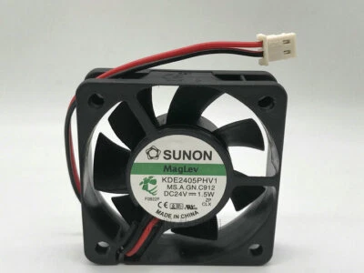 1pcs  SUNON KDE2405PHV1 5015 5CM 24V 1.5W 50mm 2 wire cooling fan 2pin - Image 1 of 3