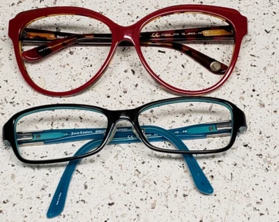 Lote de 2 marcos Juicy Couture rojos y azules usados muy bonitos imprescindibles de ver Foto 1 de 4