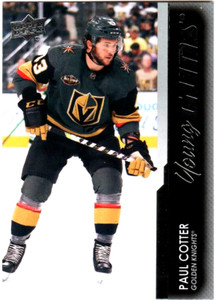 PAUL COTTER RC 21-22 UPPER DECK YOUNG GUNS ROOKIE # 720 EXTENDED SERIES 2021-22