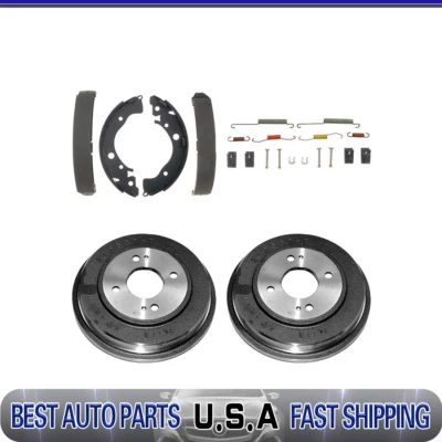 Задние тормозные барабаны и тормозные колодки и комплект оборудования Raybestos для Honda Fit 2009-2013 годов выпуска - Изображение 1 из 4