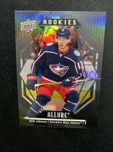 22-23 UD Allure Hockey Rookies Black Rainbow 144 Kent Johnson