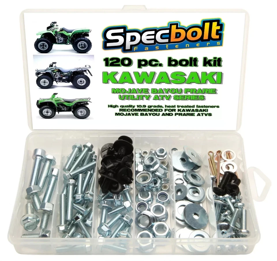 Kawasaki ATV Bolt Kit Prairie Mojave Mule Bayou Lakota Advantage Brute Force UTL - Image 1 of 1