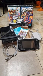 Nintendo Wii U Super Smash Splat Splatoon Deluxe Set 32GB Console Cover Guitar H - Picture 1 of 13