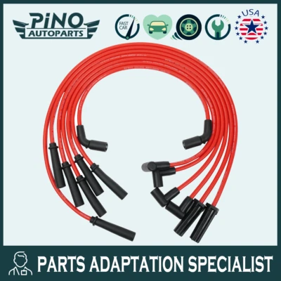 7 cables de bujía 5X1192 para Chevy GMC Jimmy Safari Sonoma V6 1996-2007 4,3 L Foto 1 de 4