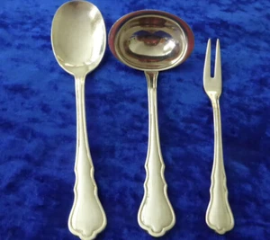 Gourmet 3 Vorleger 18/10 Edelstahl versilbert Art. 477/07.22 - top - Picture 1 of 4
