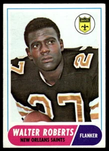 1968 Topps #56 Walter Roberts New Orleans Saints - Foto 1 di 2