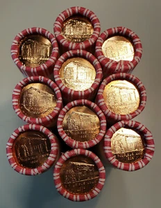 2009 P Lincoln Bicentennial Birth & Early Childhood / Log Cabin Cent 1 Roll TT - Picture 1 of 5