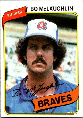 Bo McLaughlin 1980 Topps #326 Atlanta Braves - Image 1 of 2