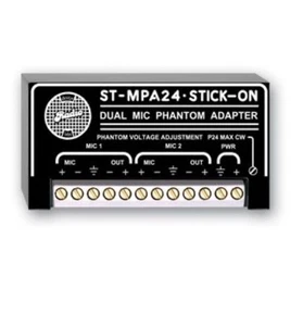 NEW Radio Design Labs RDL ST-MPA2 Stick On Dual Mic Phantom Adapter ST MPA2 - Picture 1 of 2
