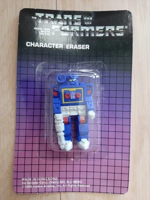 G1 Transformers Soundwave character eraser 1985 Spindex Hasbro - Image 1 of 2