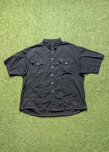 Vintage Harley Davidson Shirt Size XXL 2XL Black Motorcycles Mechanic Button Up - Picture 1 of 11
