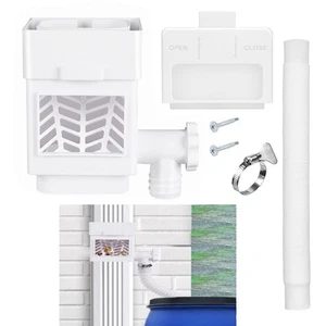 Rain Barrel Diverter Kit, Downspout Diverter Fits for 2x3 or 3x4 Inch Gutter ... - Picture 1 of 6