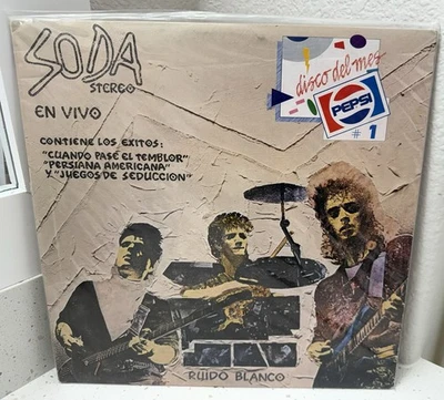 Soda Stereo Ruido Blanco LP Vinyl, Columbia Mexico 1987 SEALED NEW MINT RARE - Image 1 of 4